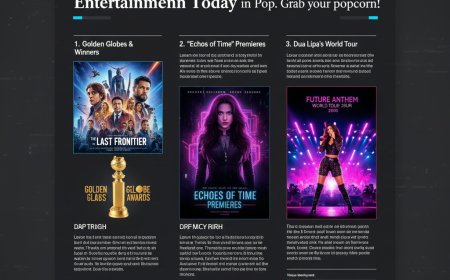 Golden Globes 2026 & Blockbuster Premieres: Top Entertainment Buzz Today