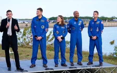 NASA's new moon rocket heads to the pad ahead of astronaut launch as early as February