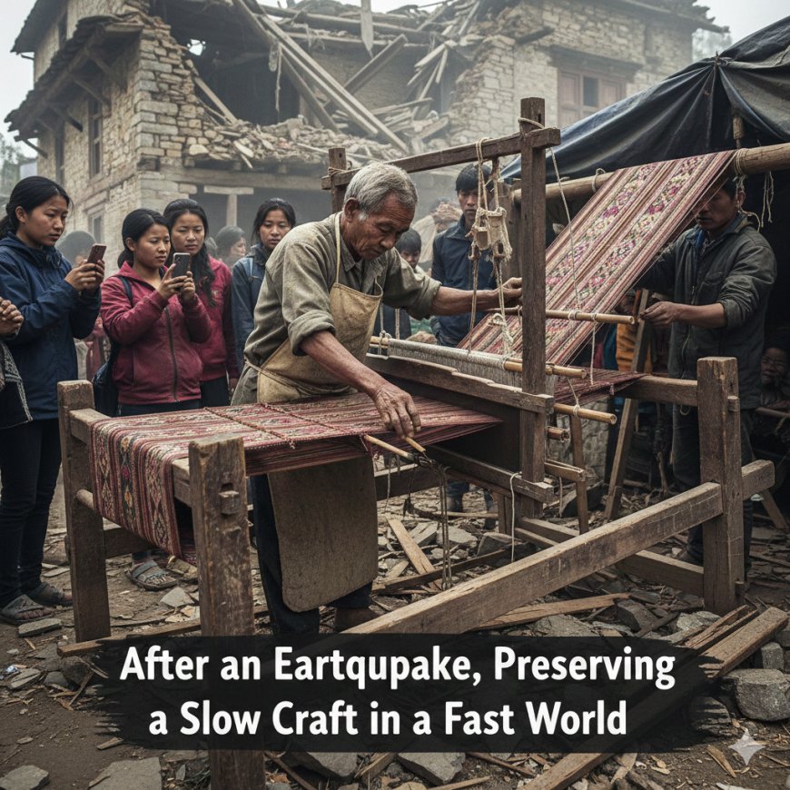 After an Earthquake, Preserving a Slow Craft in a Fast World