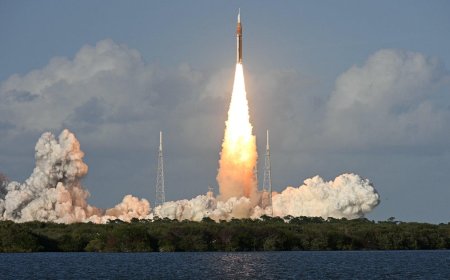 Artemis II launches into orbit as NASA begins historic moon mission