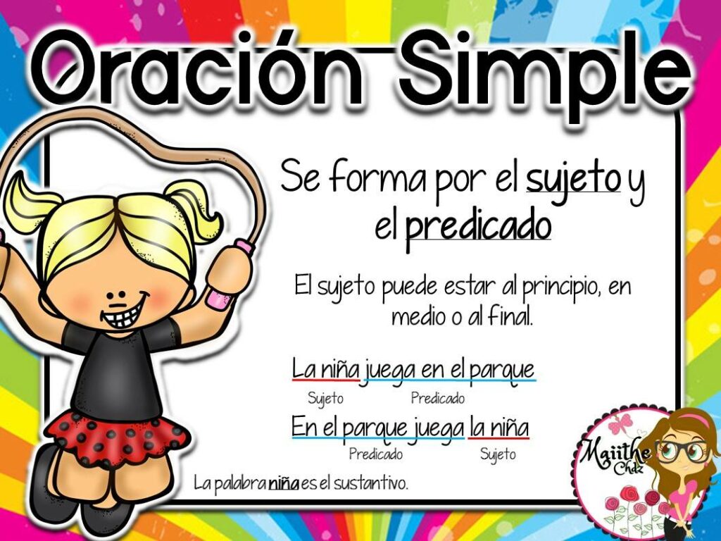 Oración simple
