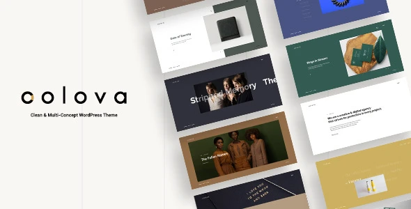 Colova – Clean & Multi-Concept WordPress Theme